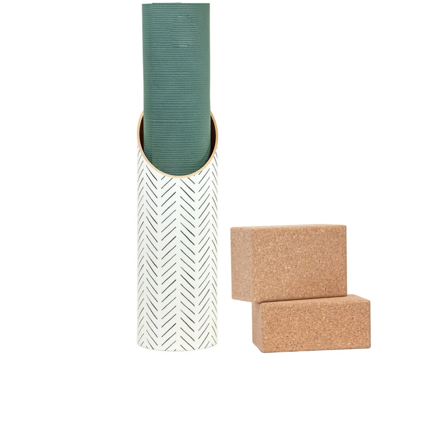 Vuslen Hatch – Stylish Yoga Mat Storage Tube for Home Gym & Studio Decor