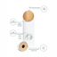 Vuslen Manzanita – Designer Yoga Mat Storage Tube for Stylish Home & Studio Organization